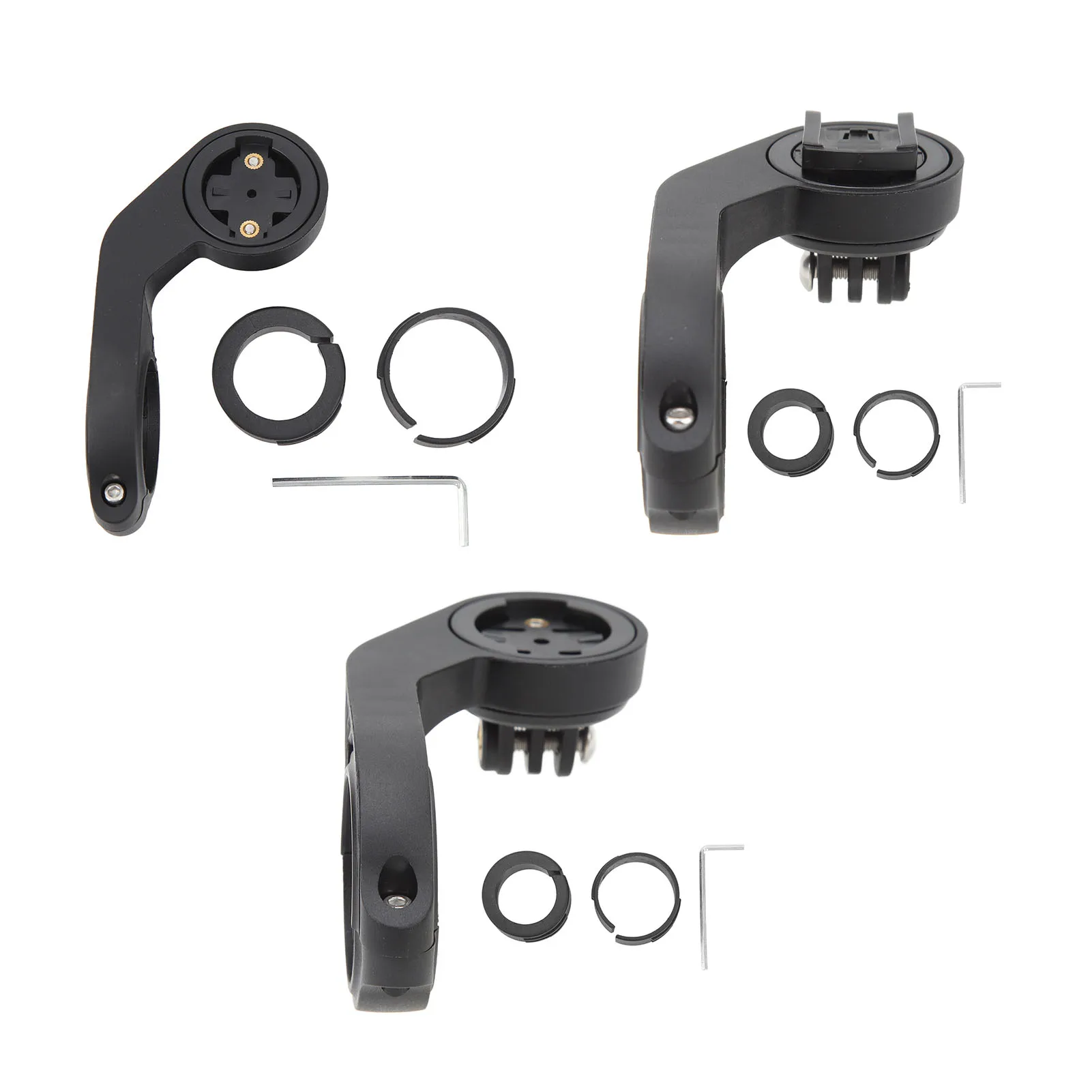 Bike Computer Mount Holder Nylon Standard Design Good Stability Bike Computer Mount for 25.4mm 31.84mm 35mm Handlebar
