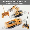 New Children RC Car Remote Control Car Toys For Boys Radio Control Excavator Dump Truck Bulldozer Electric Car Kids Toys Gifts 3