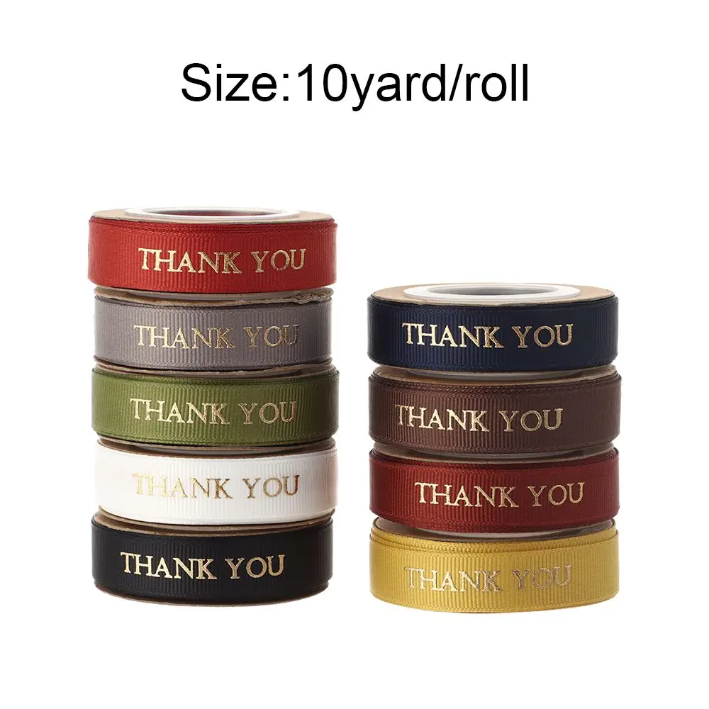 Decoration Organza Ribbon Flower Bouquet Flower Packaging Thank You Ribbon DIY Gift Decoration Satin Gift