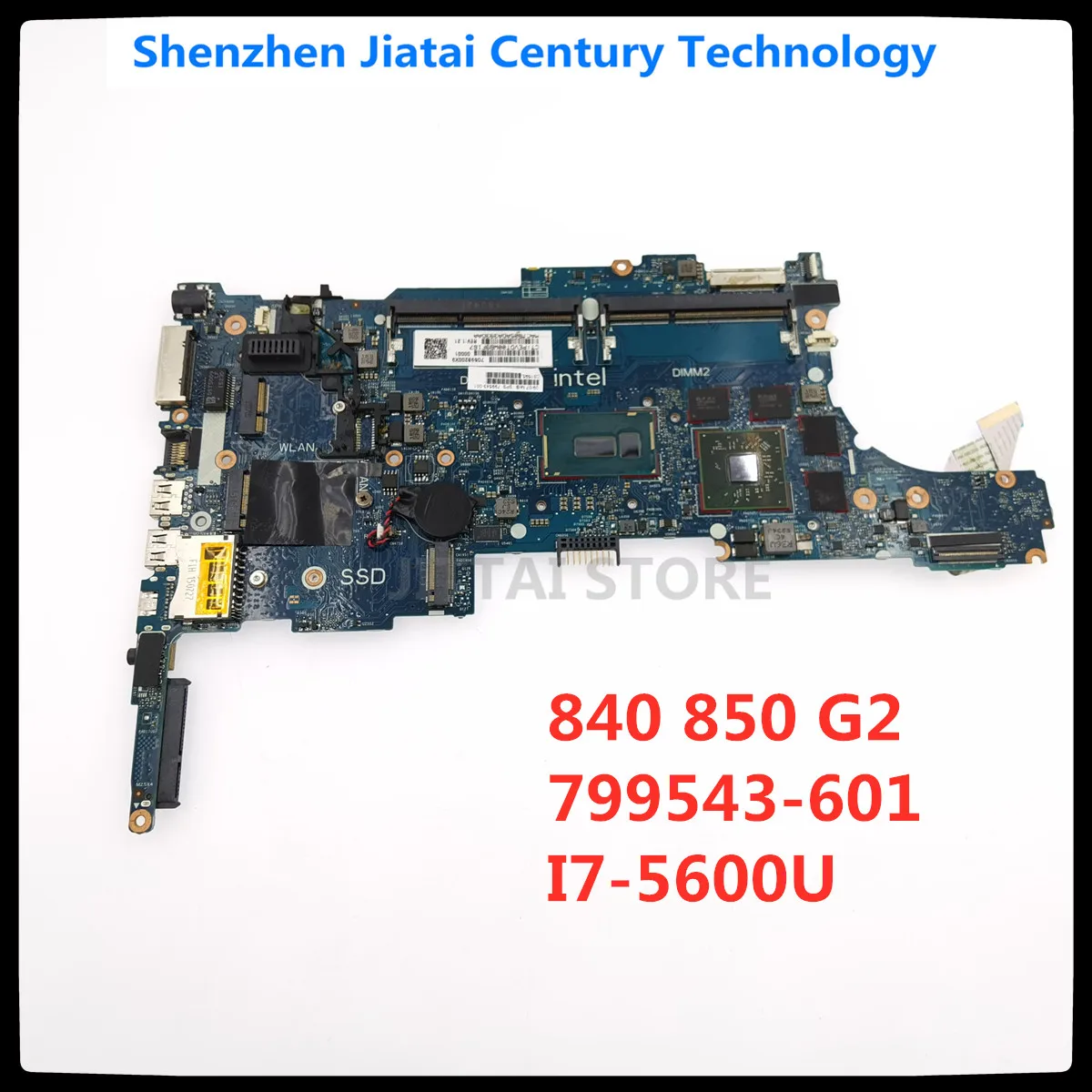 

Материнская плата 799543-601 799543-001 для ноутбука HP 840 850 G2 с процессором SR23V i7-5600u R7 M260X GPU 6050A2637901-MB-A02 100% протестирована