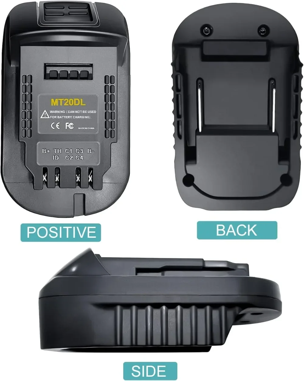 MT20DL Batterie adapter für MAKI BL1860B 20V-18V zu Dewats DCB200 Batterie konve