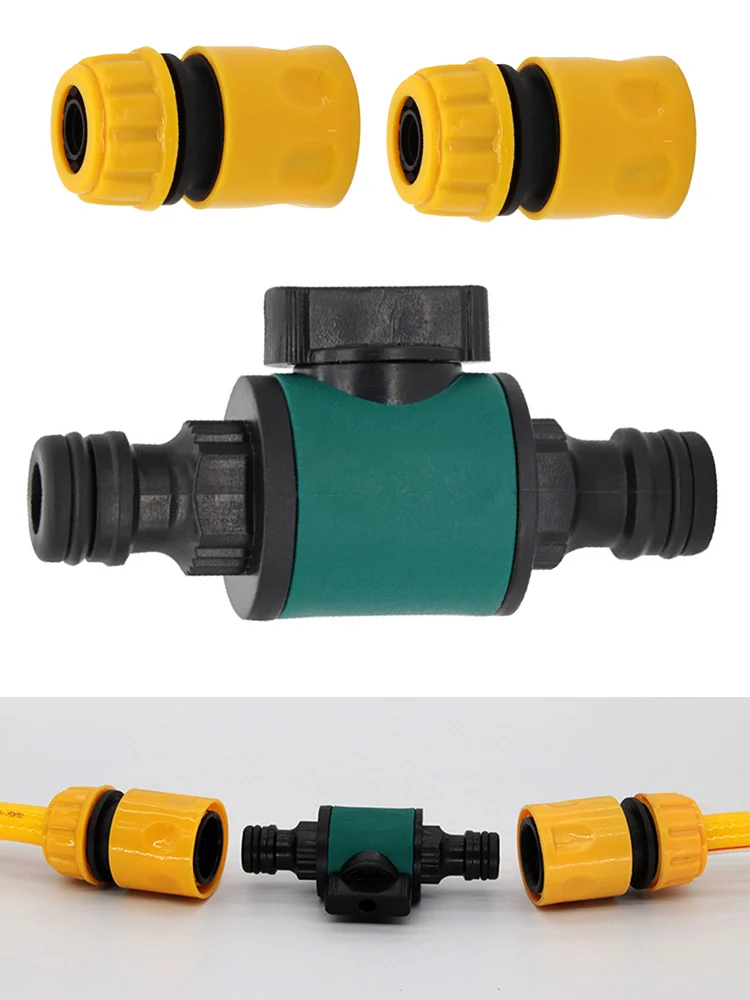 

Repair Hose Valves With Switch Water Pipe Hose Quick Connector Connect Sprinklers Pressure Washer Public Green Space Home Garden