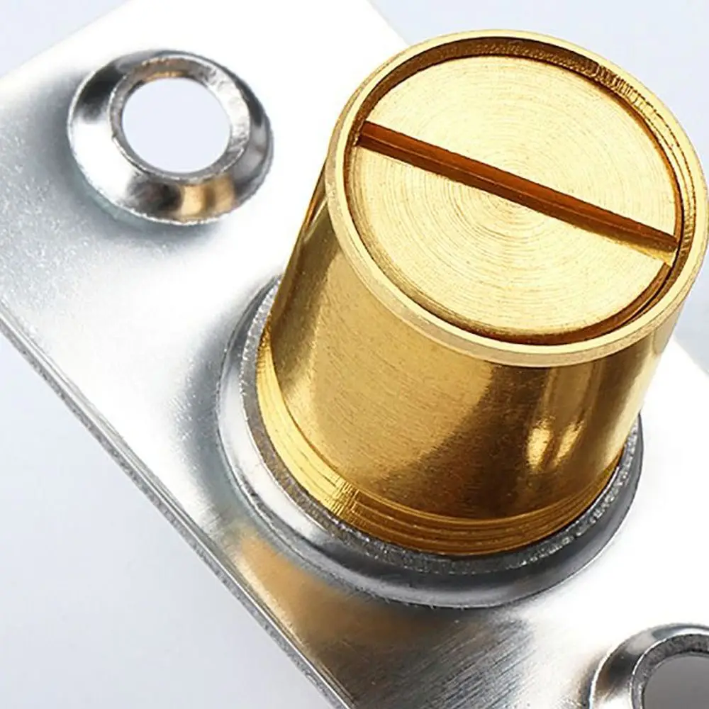 Closet Door Ball Catch with Screw Cabinet Gate Spring Roller Ball Door Latch Set Adjustable Stopper Furniture Hardware 1Set