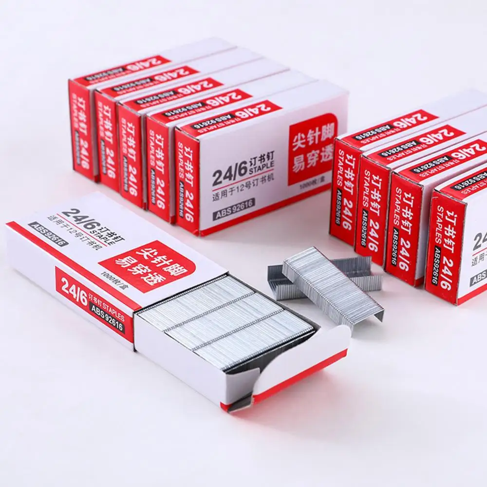 5000Pcs Standard Stainless Steel Office General 24/6 Stapler Needle Standard Stainless Steel Office General