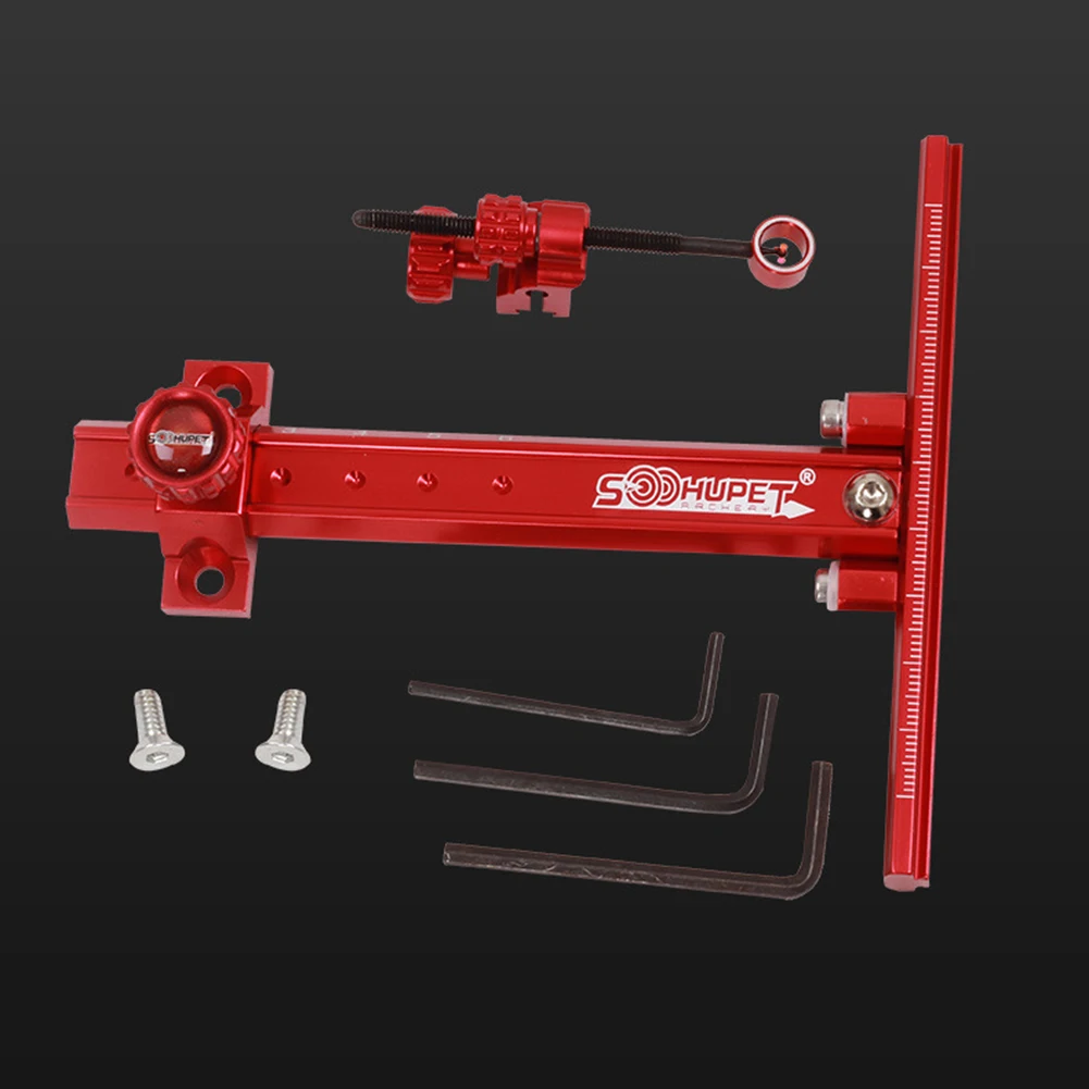 

Clear Scale Auxiliary Adjustment, Archery Accessories, Metal Sight Competitive, Recurve Ttype Aiming Bow and Arrow Blue