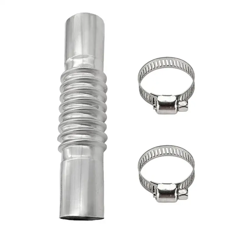Elbow Pipe Air Parking Heater Exhaust Pipe Connector 24mm w/Clamps For Webasto Heater