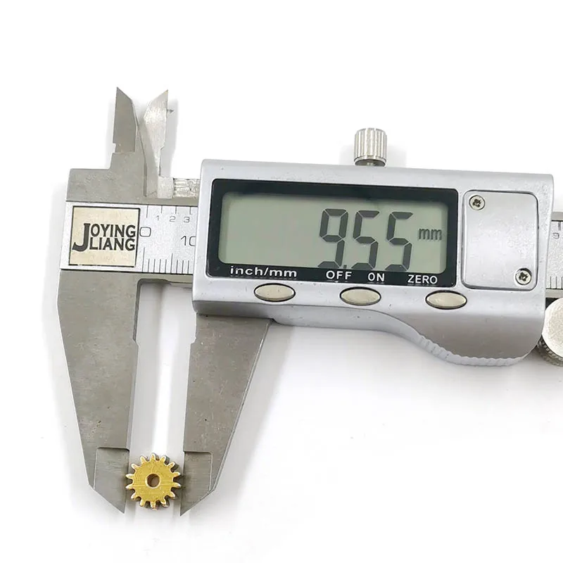 14T 0.6M OD=9.6mm Copper gear toy model machine motor parts