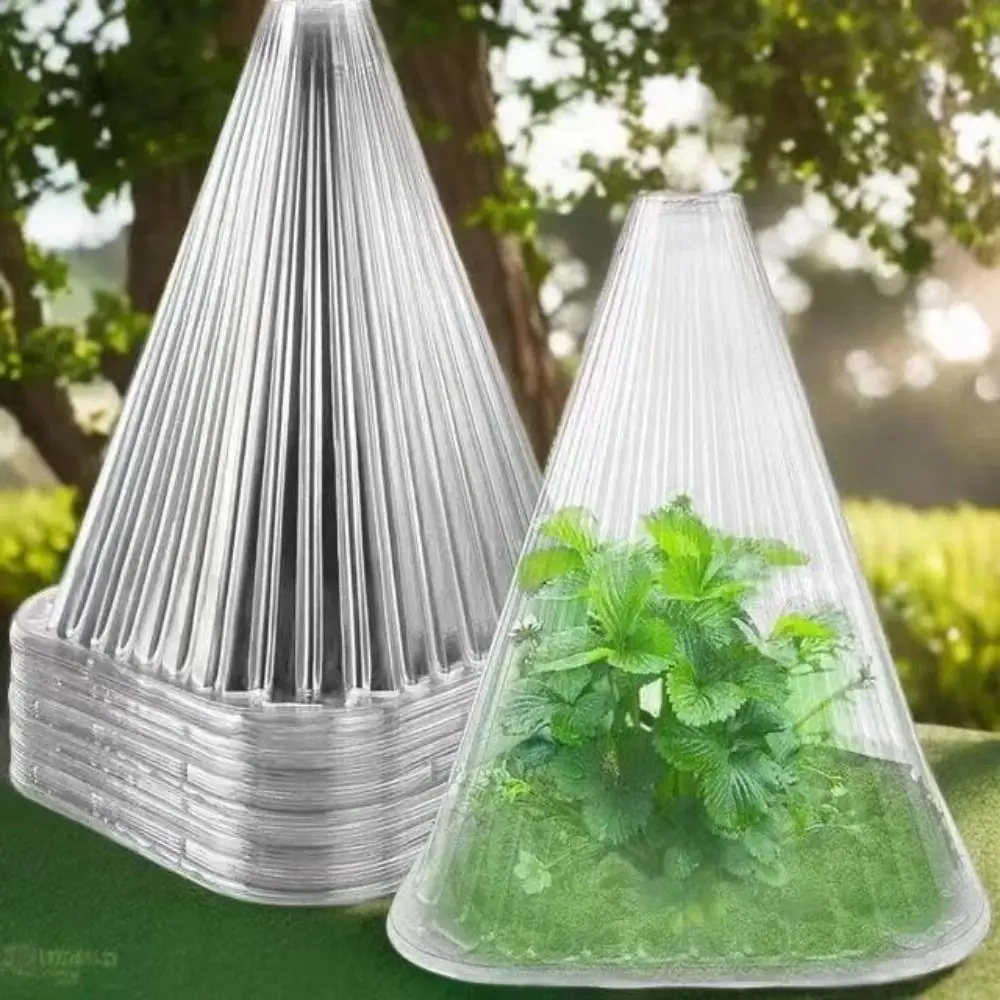 20pcs Conical Plant Insulation Cover Anti-freeze Windproof Shade Cold-proof Warm Keeping