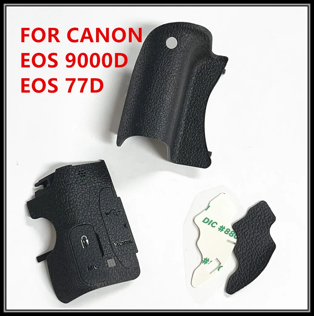 Original Rubber For CANON 77D 9000D Body Rubber COVER GRIP I/F TERMINAL BACK SLR Camera Parts