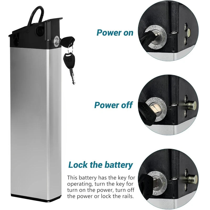 52V 17Ah 16Ah Built-in Ebike Battery For Mate X CMACEWHEEL RX20 TESGO Hummer Pro Lankeleisi X3000plus Replacement Batteries - 4