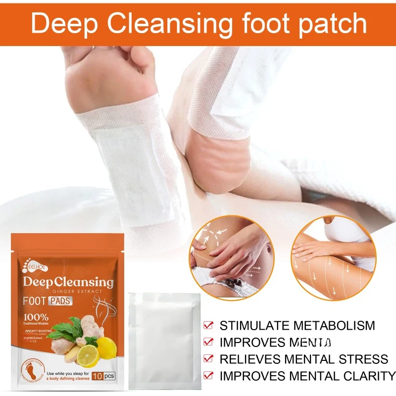 

Detox Foot Patches Natural Detoxification Body relax Cleansing Sleep Slimming Stress Relief anxiety fatigue Feet Pads Foot Care