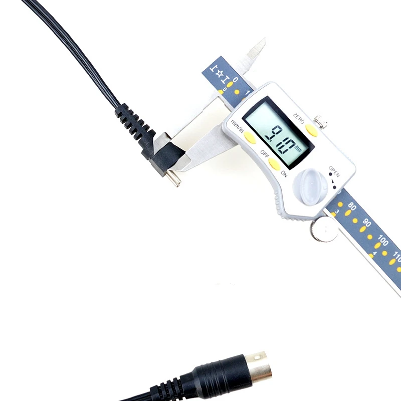 1PC 3-pin 9mm 6mm Handpiece Power Cable Electric Manicure Drill Accessorie manicure drill cable