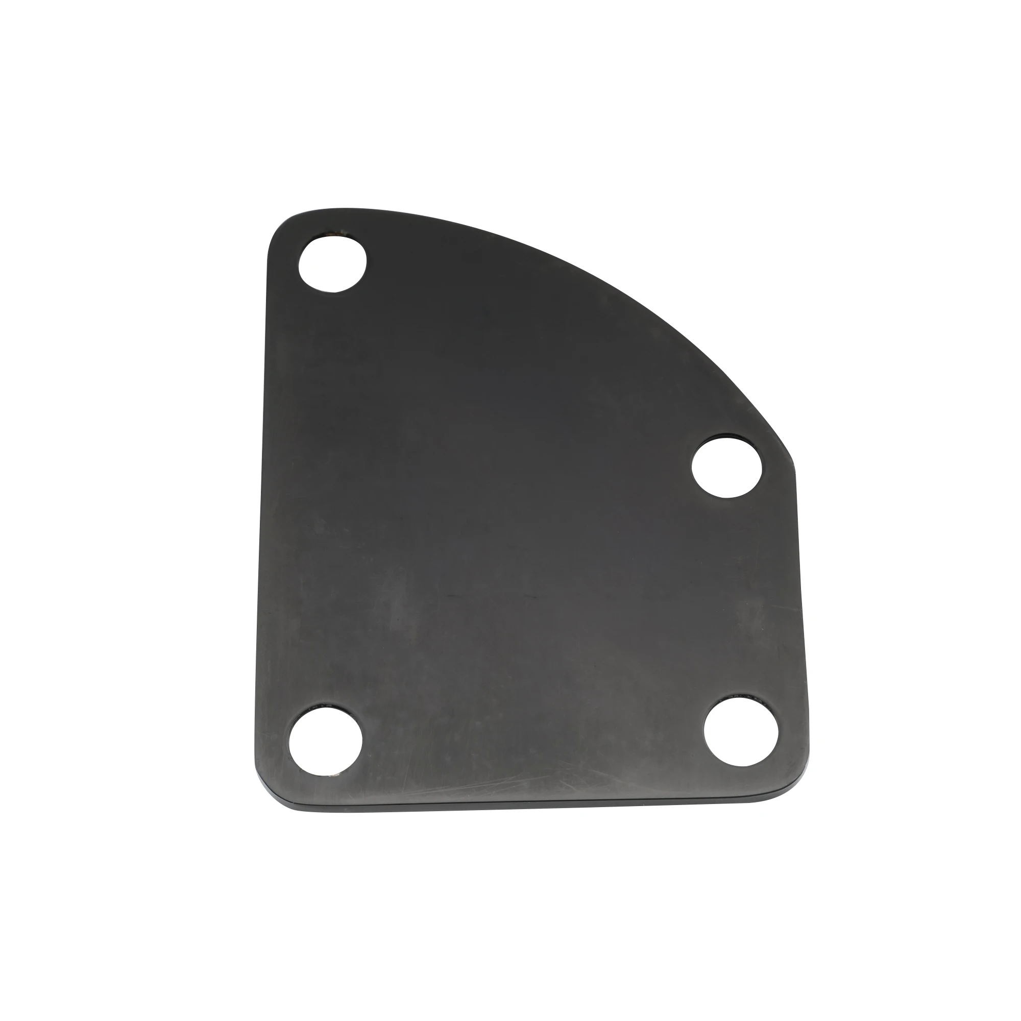 Musiclily Pro Steel Contoured Heel Neck Plate for Strat Tele Electric Guitar or Bass Black 