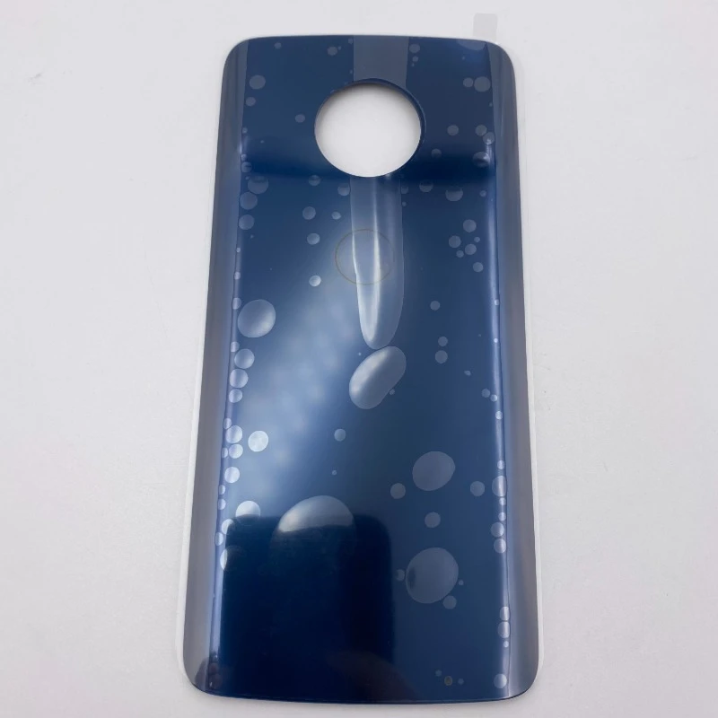Стеклянная Крышка батарейного отсека для Motorola Moto G6 XT1925, задняя панель, задняя крышка корпуса, замена для Moto G6 Plus XT1926, Крышка батарейного отсека