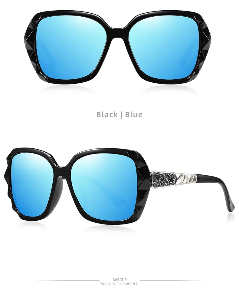 Barcur Original Sonnenbrille Frauen polarisiert elegantes Design für Damen Farbverlauf Sonnenbrille für Frauen weibliche Brillen Zubehör – Detail 16