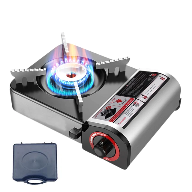 Estufa portátil de 2,1 kW para exteriores, olla de Gas ajustable con menos  consumo de energía, para Picnic y Camping - AliExpress