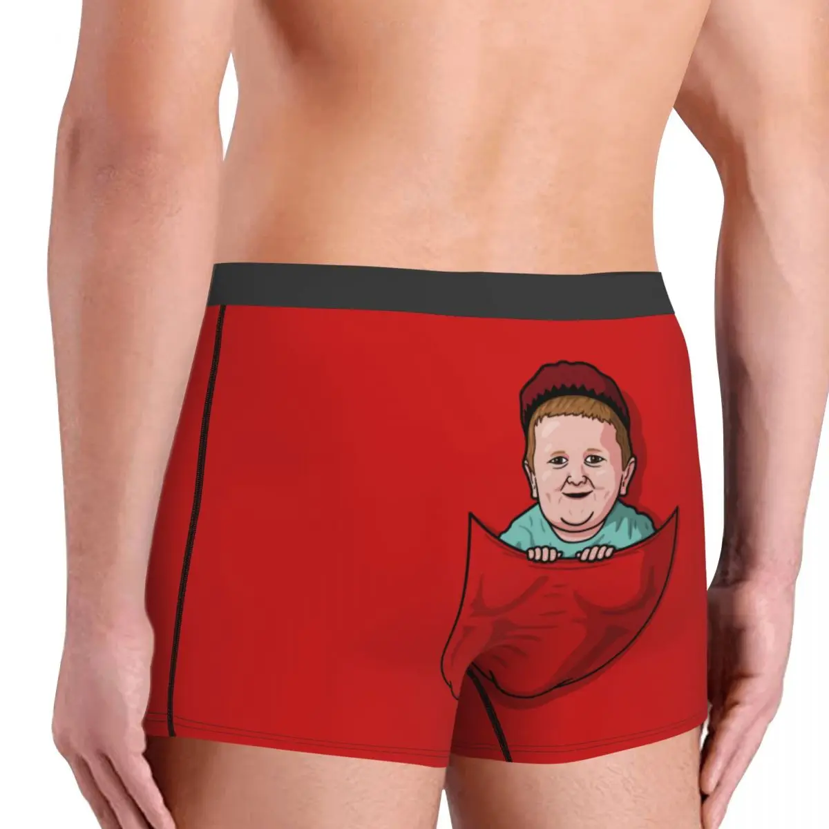 Fashion Hasbulla Magomedov Pocket Boxers Shorts Panties Men\'s Underpants Stretch Hasbullah Smile Briefs Underwear