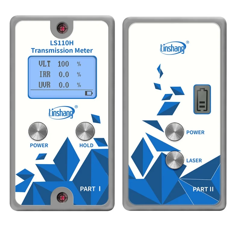 

Linshang LS110H Split Transmittance Meter Window Tint Meter with UV Blocking IR Rejection Rate Visible Light Transmittance VLT