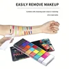 20 Color Sfx Children's Adult Painting Set Halloween Party Makeup Fancy Dress Beauty Palette Face Body Painting Oil and Brush 6