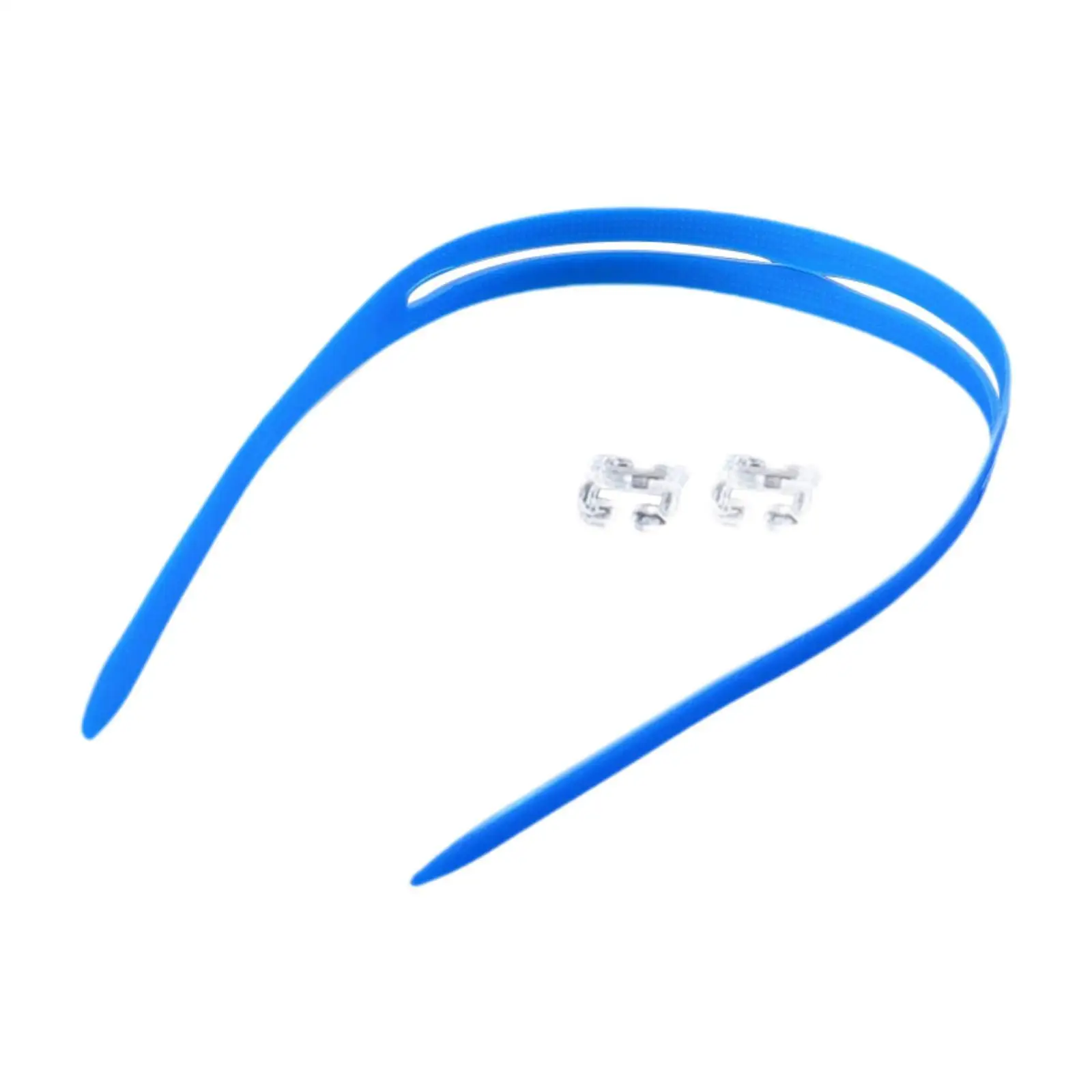 Durable Silicone Strap for Swimming Goggles with Extra Clips
