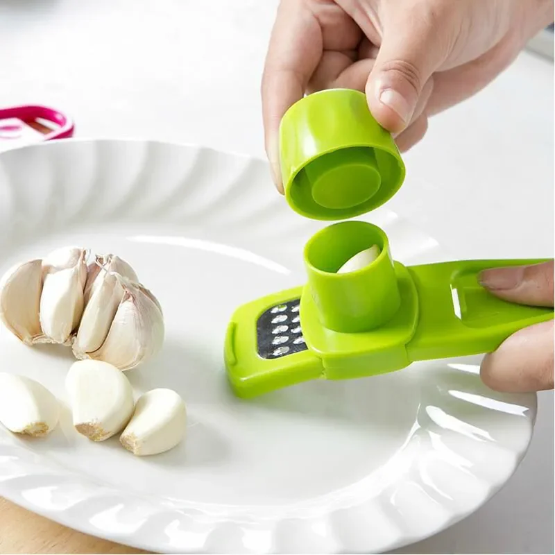 

NEW 1pcs Garlic Press Crusher Manual Garlic Mincer Chopping Garlic Tool Home Garlic Masher Kitchen Ginger Garlic Grinding Grater