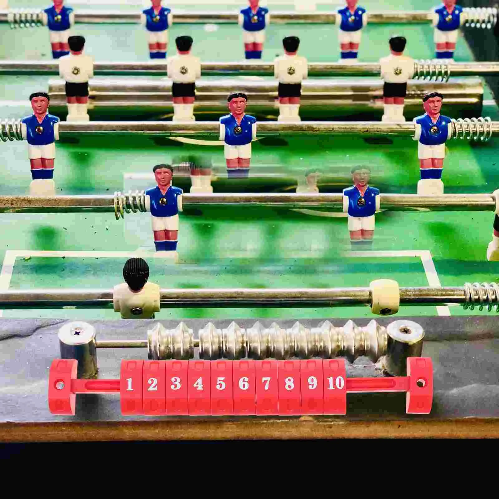 보트 득점자 게임 테이블 축구 카운터 표시기, Foosball 스코어보드 내구성 키퍼 모양 데스크탑, 2 개