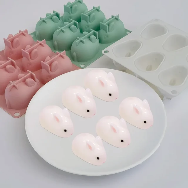  Pupsicle Silicone Dog Treat Molds for Freezer, 6 Holes