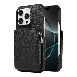 Elegant Faux Leather Phone Case with Card Holder - Shockproof & Drop - proof Protection - Galaxy M01 Core (Black)