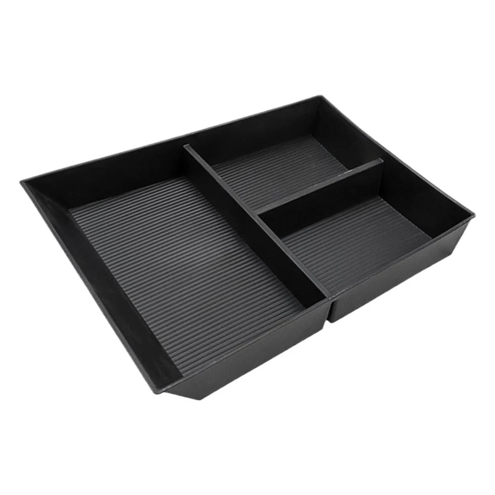 

Armrest Storage Box Storage Stowing Tidying Parts Replacement 2021-2023 Black Central Control Easy Installation