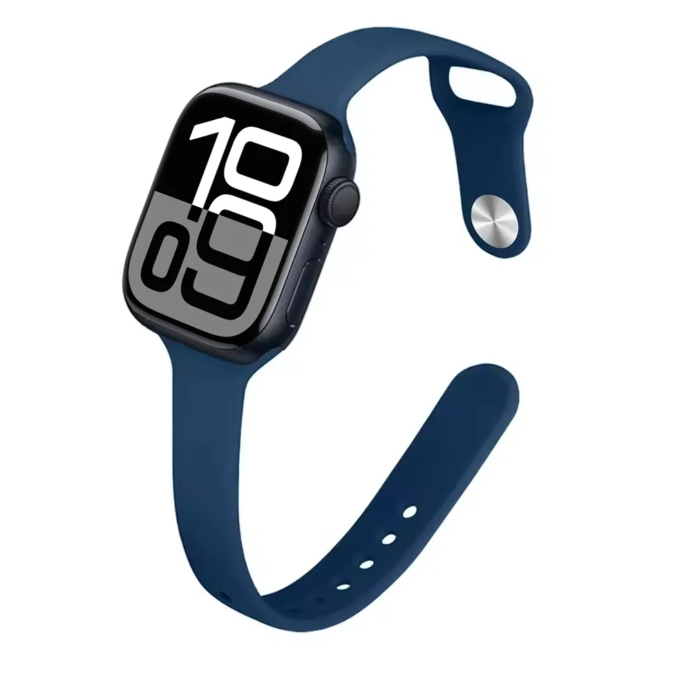 Breathable Silicone Strap for Smartwatch - Elegant Bracelet Design