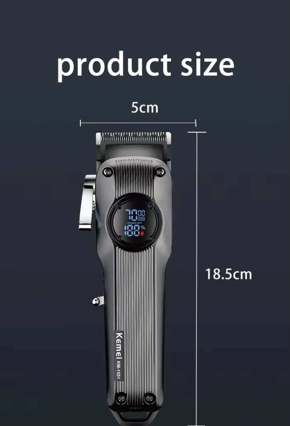 Kemei KM-1551 Professional Trimmer
