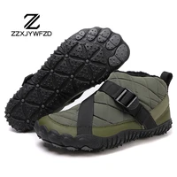 New Women Winter Booties Snow BareFoot Casual Shoes Outdoor Waterproof Work Shoes Warm Fur Men Ankle Shoes Snow Boots Plus Size