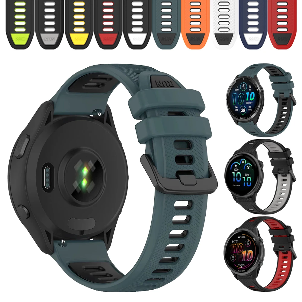 Garmin Watchband Silicone Sport Strap, 20mm/22mm