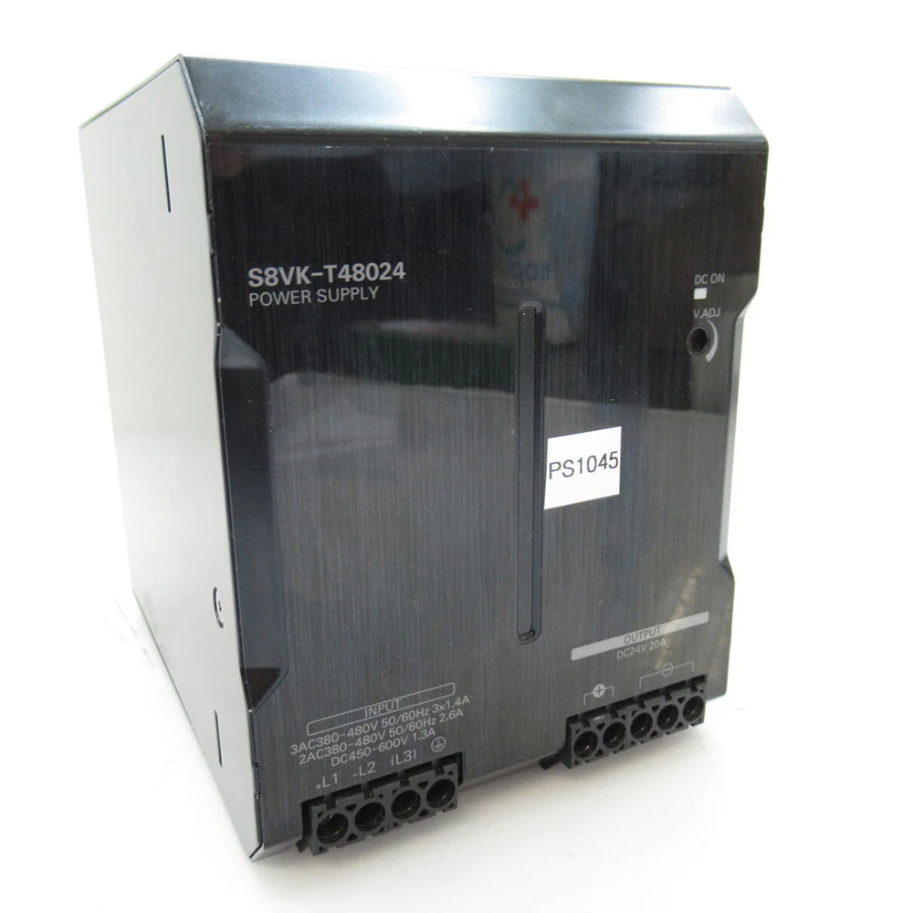 New Rail Type Switching Power Supply S8VK-T48024 DC24V 20A OUTPUT Fast Ship Works Perfectly High Quality 1 New Rail Type Switching Power Supply S8VK T48024 DC24V 20A OUTPUT Fast Ship Works Perfectly High