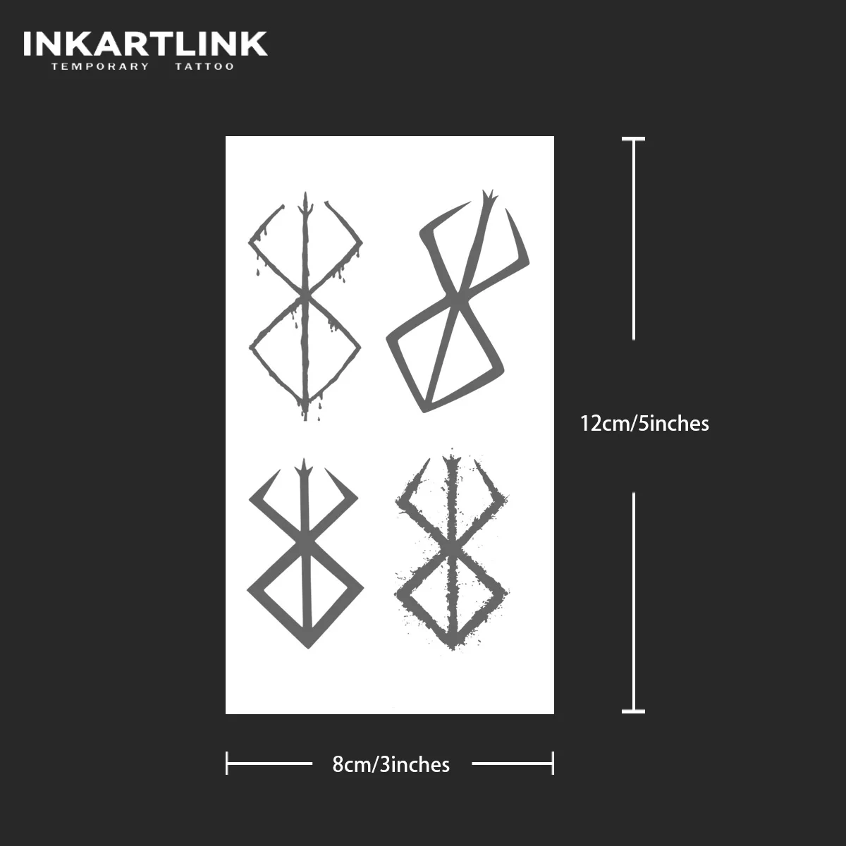 Temporary Tattoos Berserker Lasts 15 Days New Technology Magic Waterproof Semi Permanent Sticker