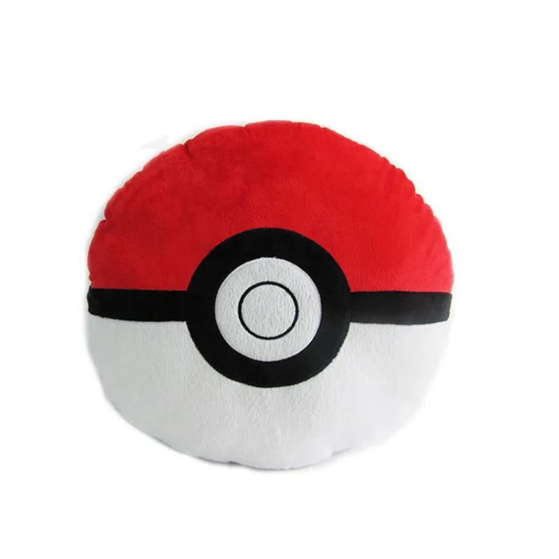 30cm Pokeball Shape Plush Toys Children Pillow Pokeball Toys