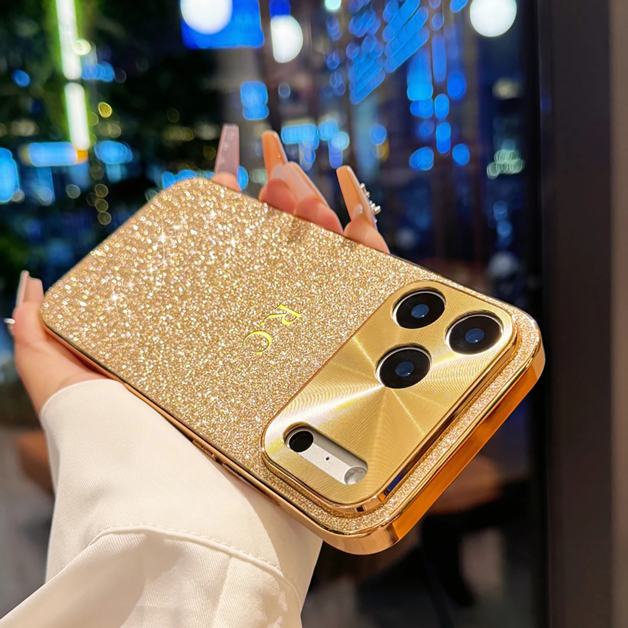 Custom Name Sparkling Glitter Phone Case for iPhone 13 14 thumbnail 4