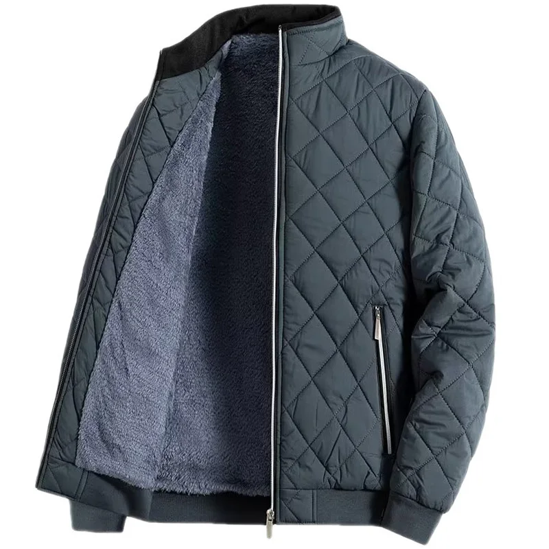 Men's Jacket Stand Collar mens Parka Winter New down jacket Plus velvet Warm Jackets men business leisure coat youth coats 2118