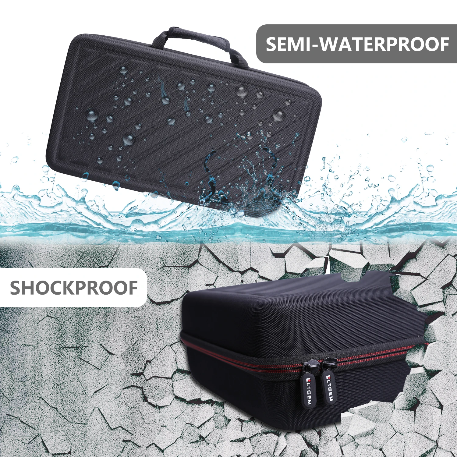 DJコントローラー & ハードケース 1万円台!!】PCDJコントローラーを入れたままDJプレイ可能！持ち運びに