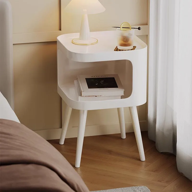 

Simple Outdoor Nightstands Organizers Narrow Minimalist Italian Luxury Bedside Table Modern Makeup Table De Chevet Furniture