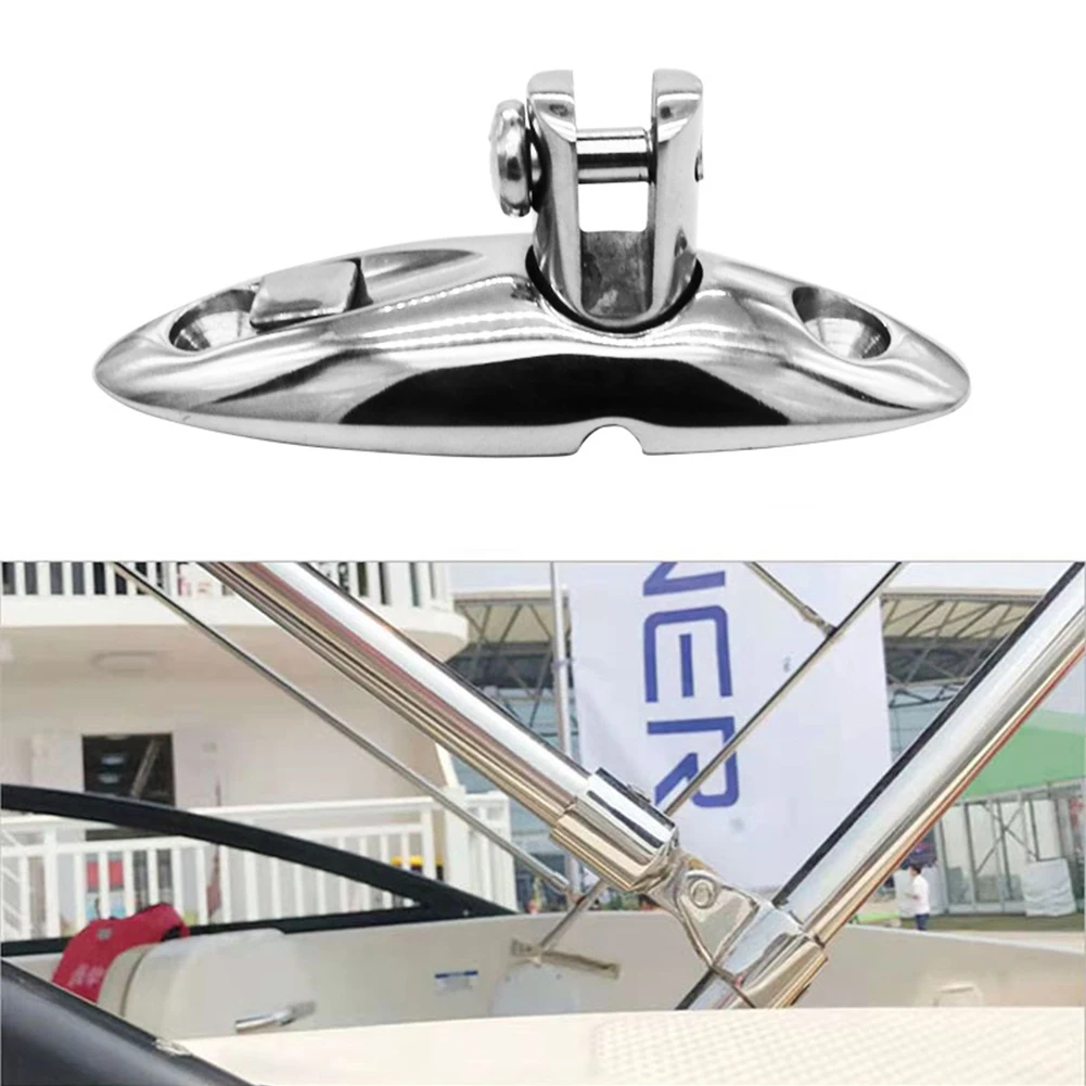 

T316 Stainless Steel Quick Release Deck Hinge Mount Bimini Top Marine Boat Hardware Hinge Mount Accessories 1 3/16" X 3 1/2"