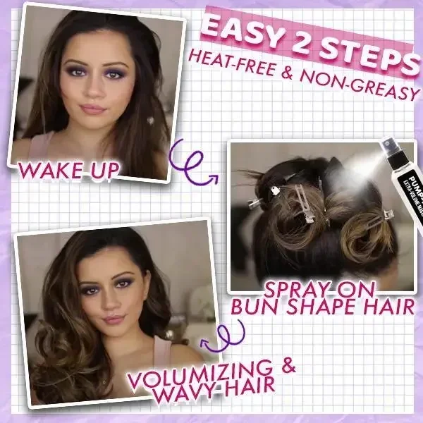 PUMP-HAIR&trade; Extra-Volume Magic Spray Hair Voluming Spray Fluffy Hair Styling Gel