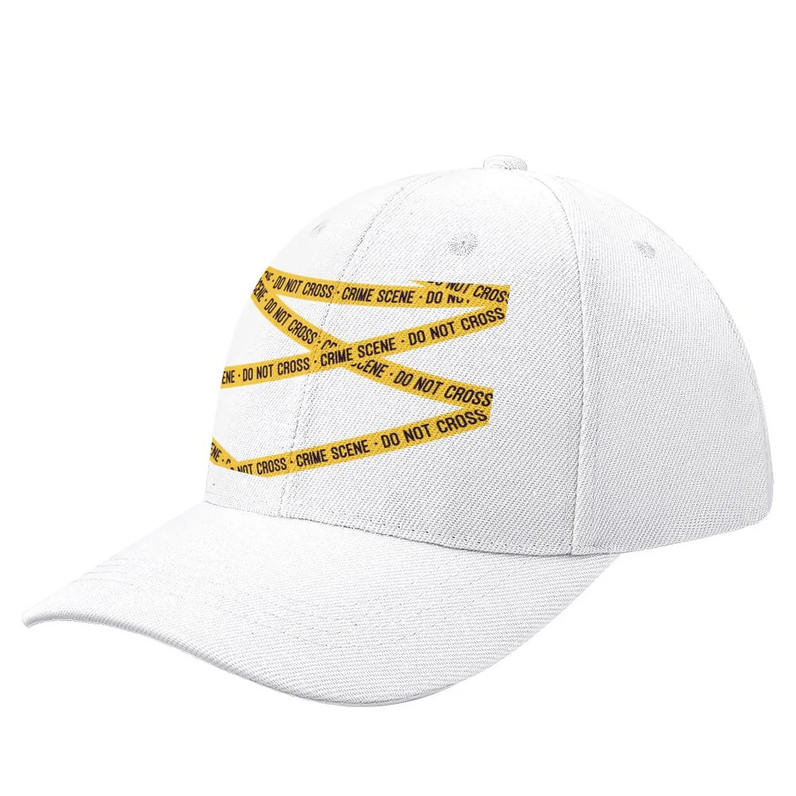 

Crime Scene Tape Baseball Cap dad hat Rugby Sunscreen Hat Men Women'S