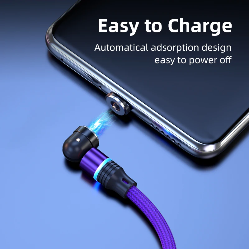 9PIN Cavo di Ricarica Magnetico USB[2M+1M+3M], Trasferimento Dati Cavo 3A Ricarica Rapida Tipo C Magnetico Cavo in Nylon per Samsung S22 S21 Ultra per Xiaomi i-P Honor