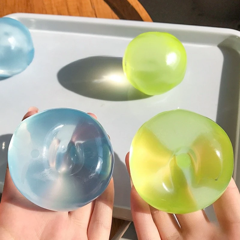 Quetschbares Mochi-Fidget-Spielzeug aus transparentem Kokosöl mit Maltosefüllung – lustiges Anti-Stress-Sinnesspielzeug für Erwachsene_voghion.com