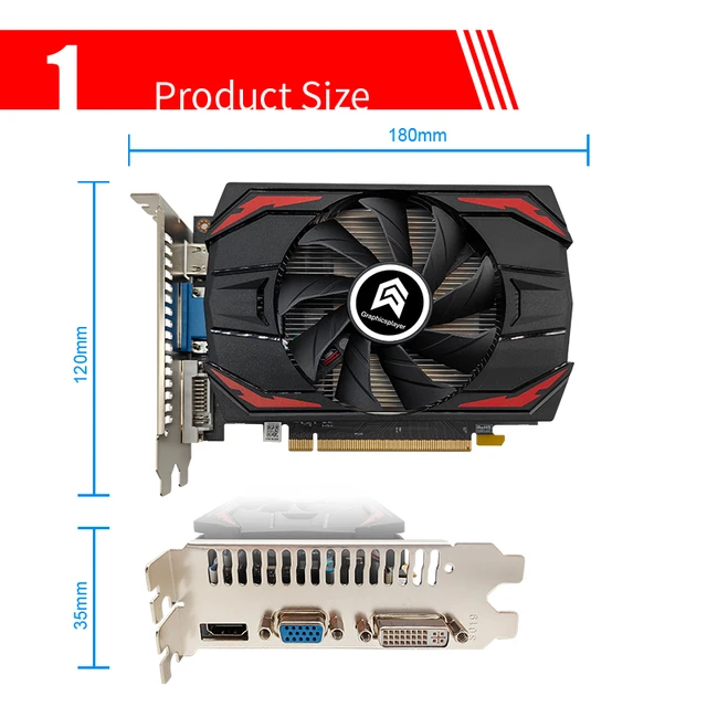 Vgafor – Carte Graphique Amd Ati Hd6700, 1 Go/1024 Mo, Processeur