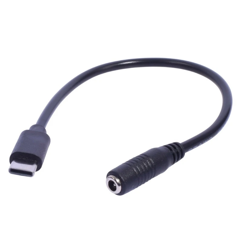 USB DC Converter DC 3.5x1.35mm Female to USB Type C Male Connector Jack Power Adapter Type C USB Connector for Charging Device
