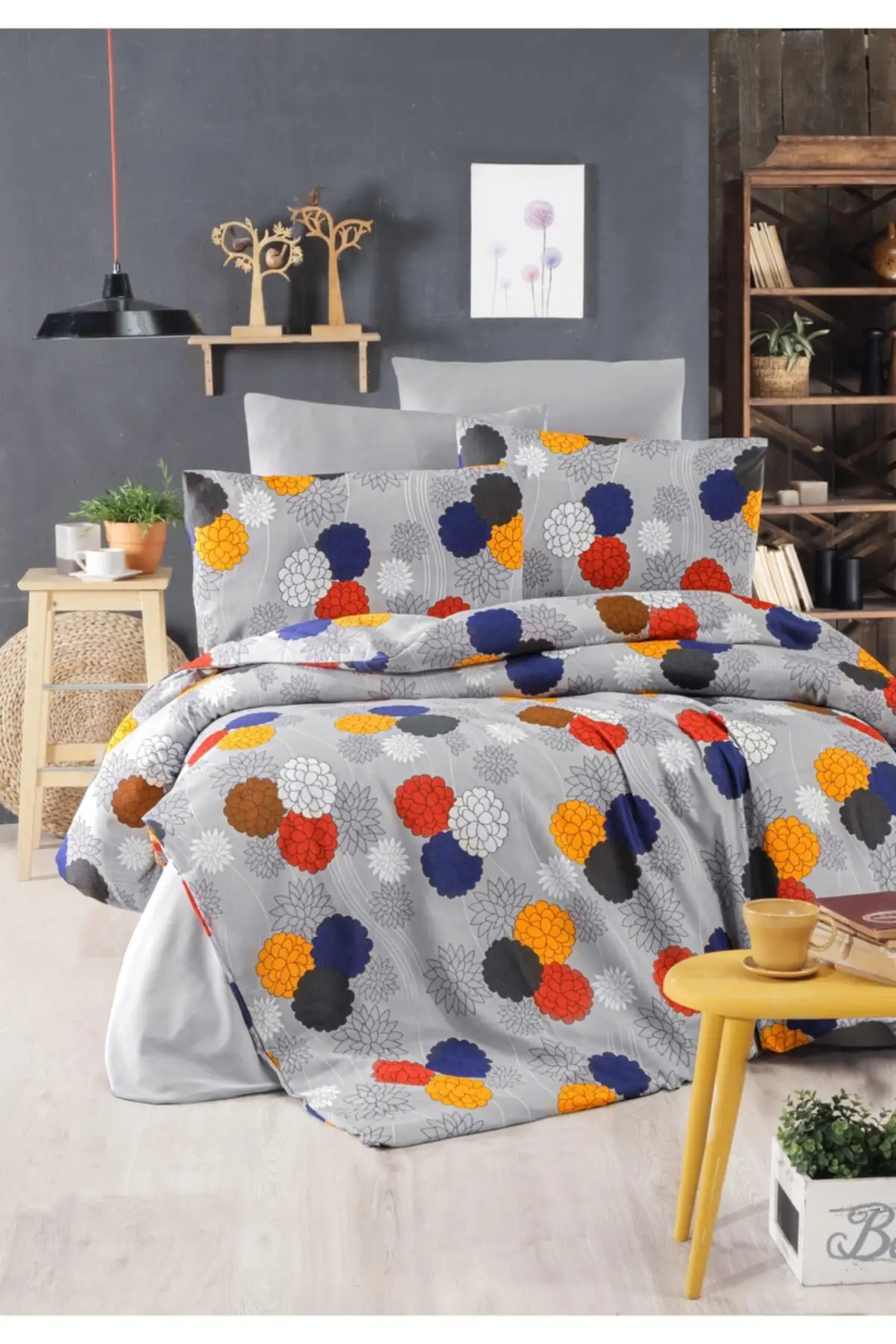 Двойной индивидуальный комплект пододеяльников с цветами 200*220 housse de couette