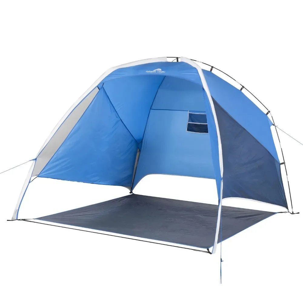 

Ozark Trail Sand Island 7.5' X 7.5' Sunshade Beach Tent Camping Supplies With UV Protection and Hidden PocketFreight Free Tents