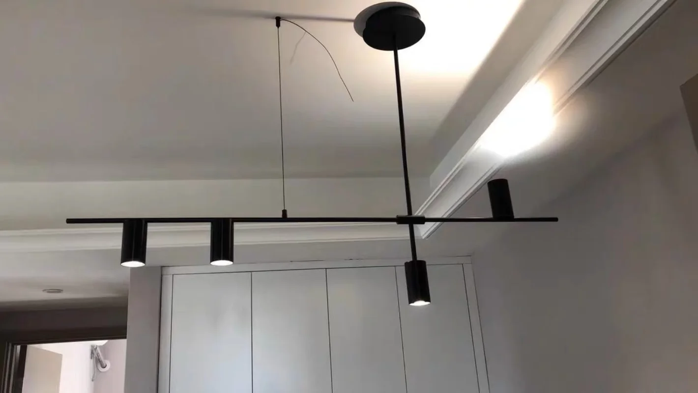 Description Picture 6 of itemModern Nordic Restaurant Spotlight Pendant Lamp Dining Room Living Room Creative Lights Bar Chandelier Lighting Led Indoor Home